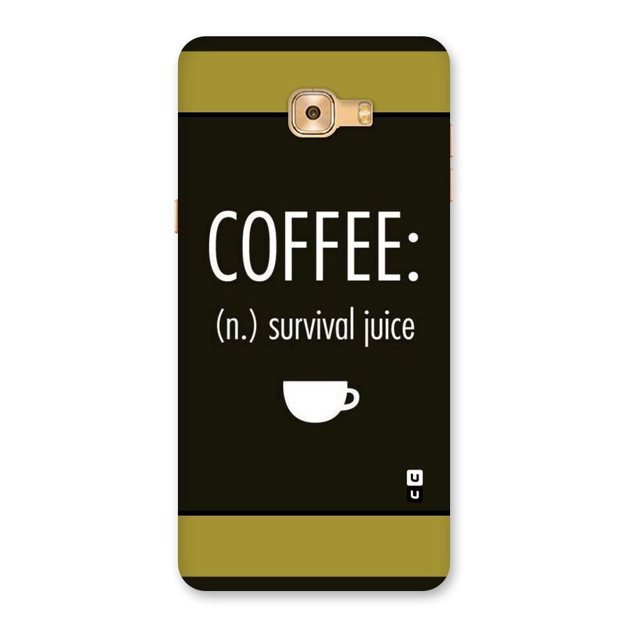 Survival Juice Back Case for Galaxy C9 Pro