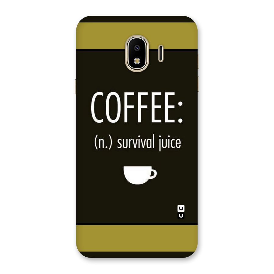 Survival Juice Back Case for Galaxy J4