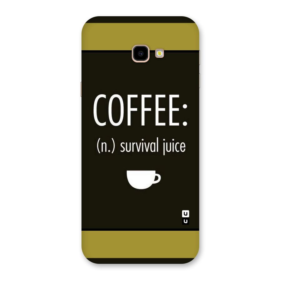 Survival Juice Back Case for Galaxy J4 Plus