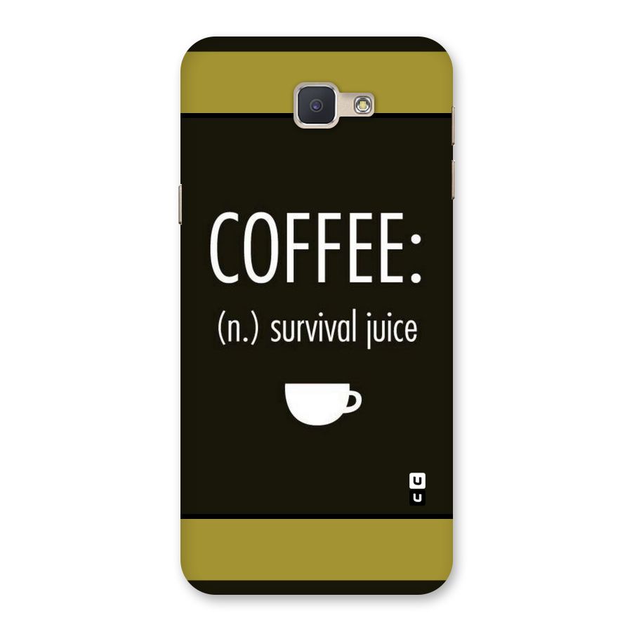 Survival Juice Back Case for Galaxy J5 Prime