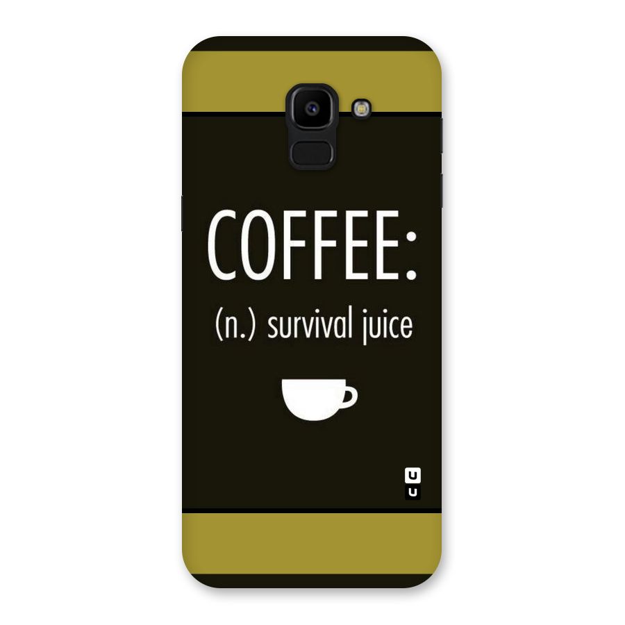 Survival Juice Back Case for Galaxy J6