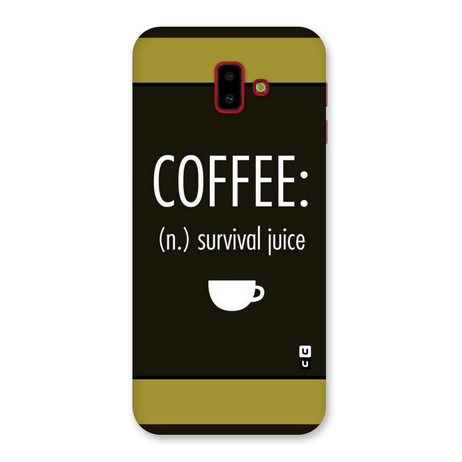 Survival Juice Back Case for Galaxy J6 Plus