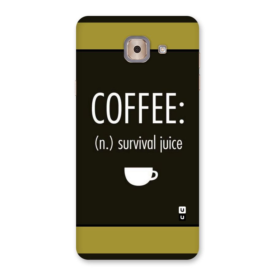 Survival Juice Back Case for Galaxy J7 Max