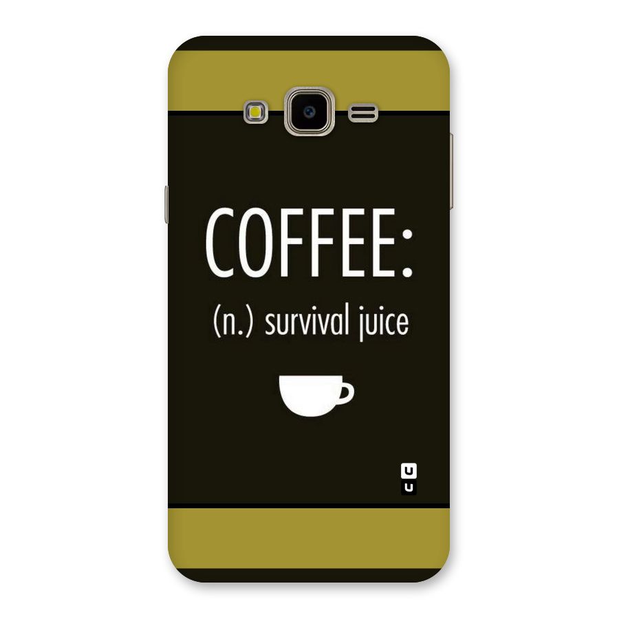 Survival Juice Back Case for Galaxy J7 Nxt
