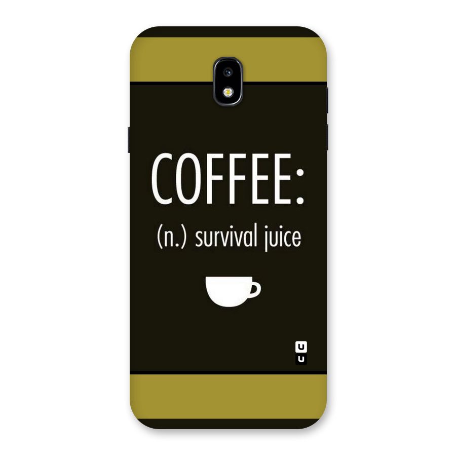 Survival Juice Back Case for Galaxy J7 Pro