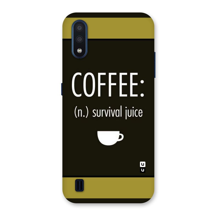 Survival Juice Back Case for Galaxy M01