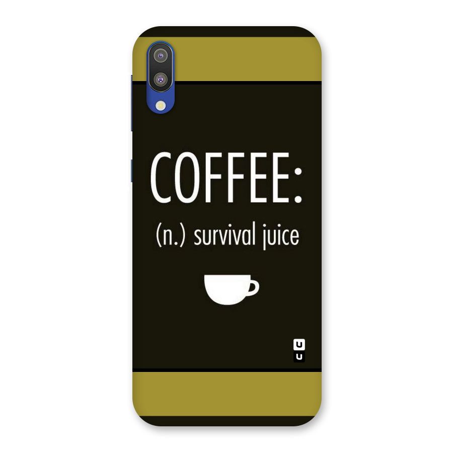 Survival Juice Back Case for Galaxy M10