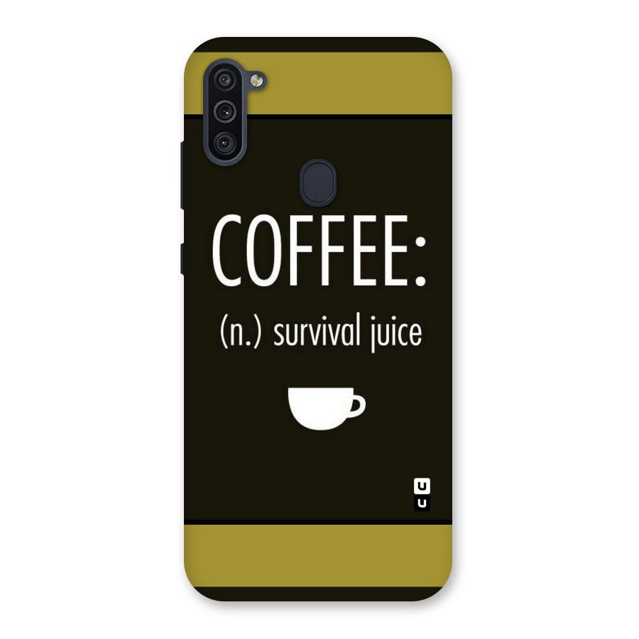 Survival Juice Back Case for Galaxy M11