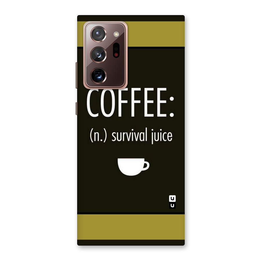 Survival Juice Back Case for Galaxy Note 20 Ultra