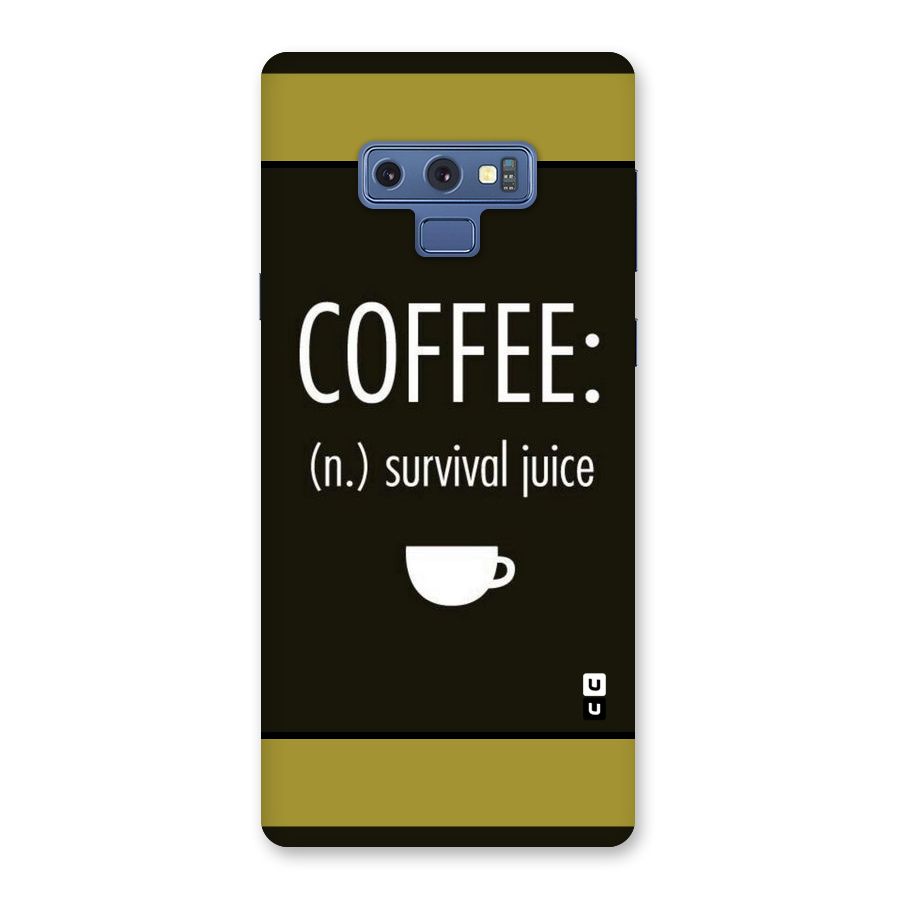 Survival Juice Back Case for Galaxy Note 9