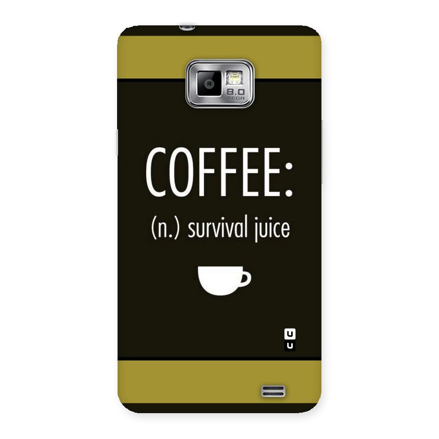 Survival Juice Back Case for Galaxy S2