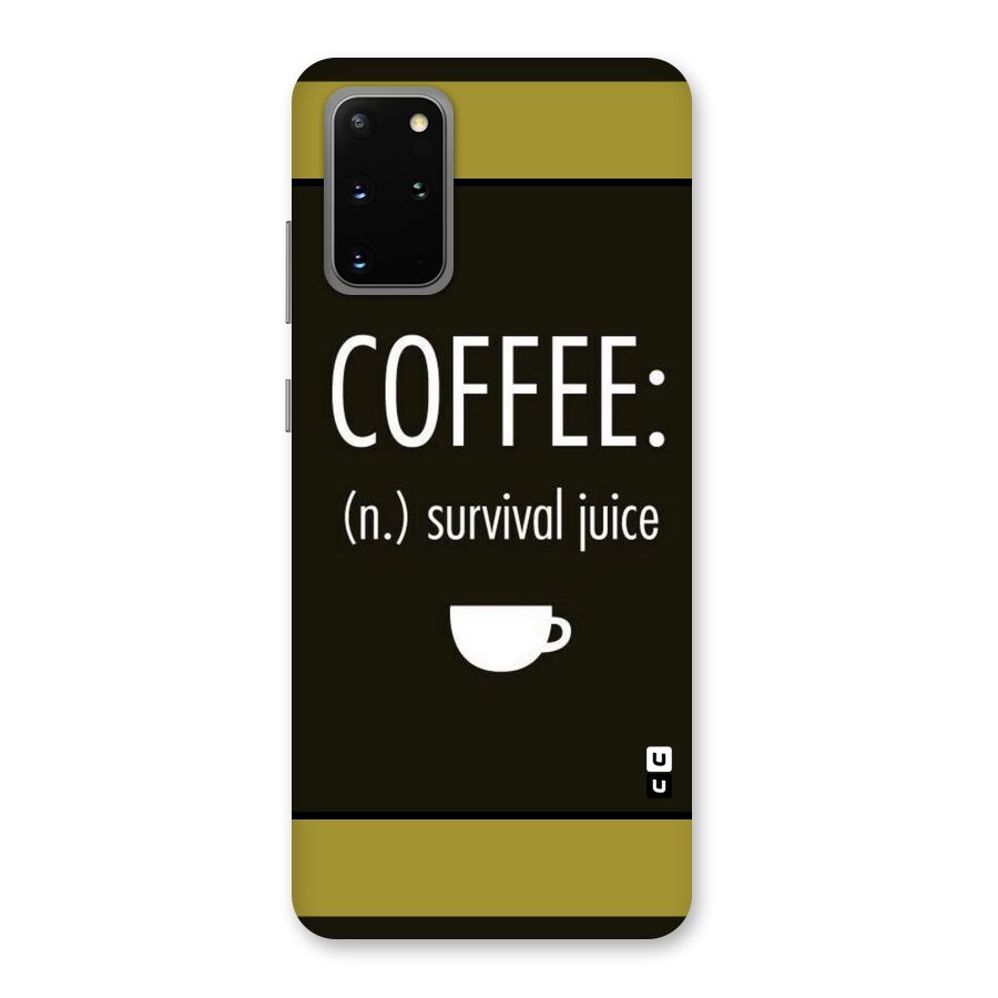 Survival Juice Back Case for Galaxy S20 Plus