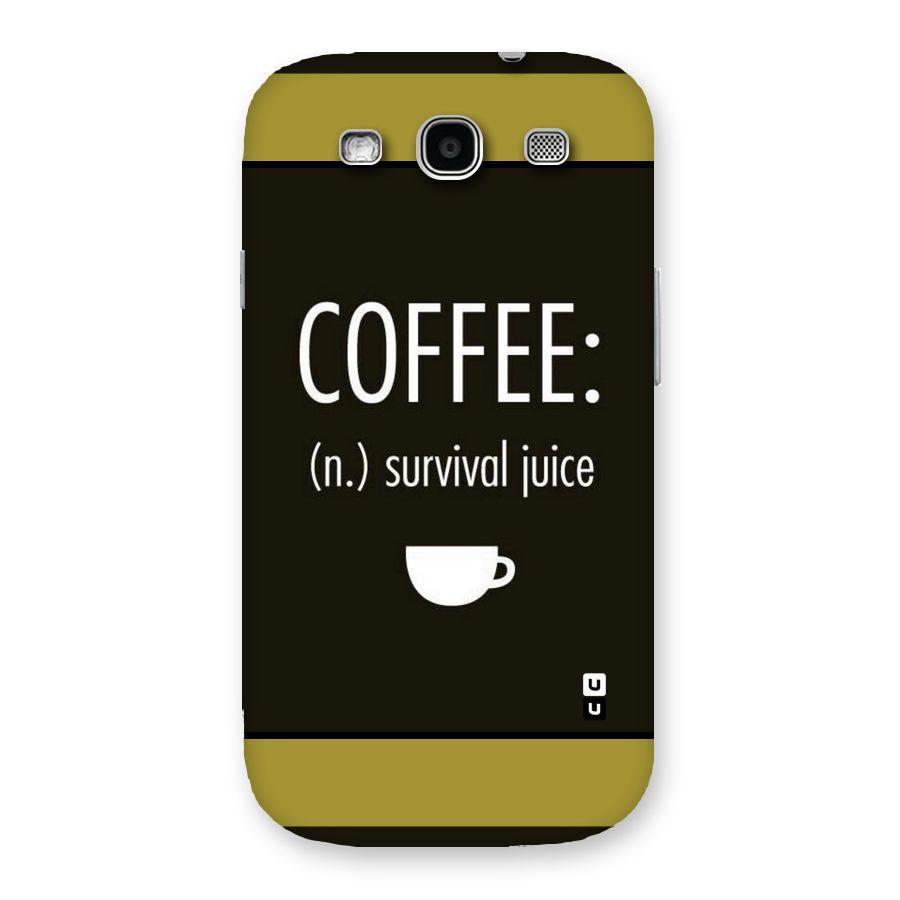 Survival Juice Back Case for Galaxy S3