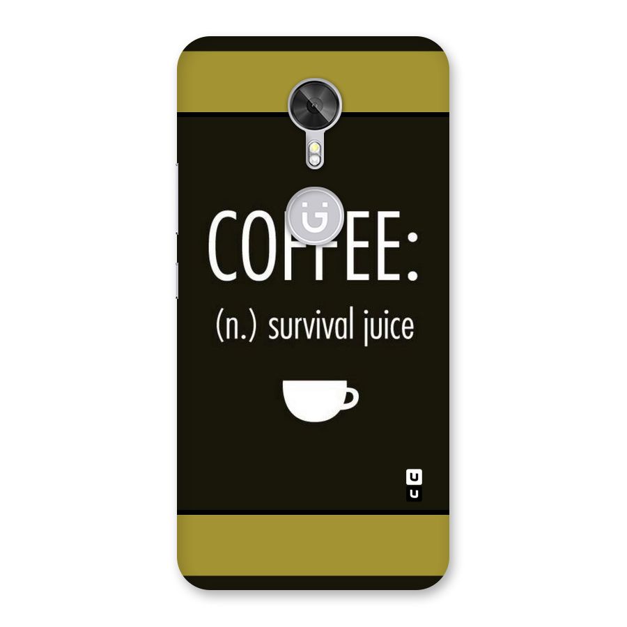 Survival Juice Back Case for Gionee A1