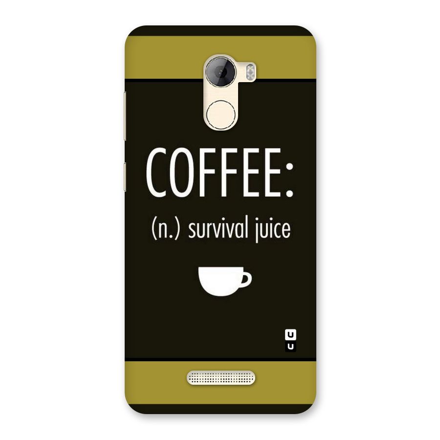 Survival Juice Back Case for Gionee A1 LIte