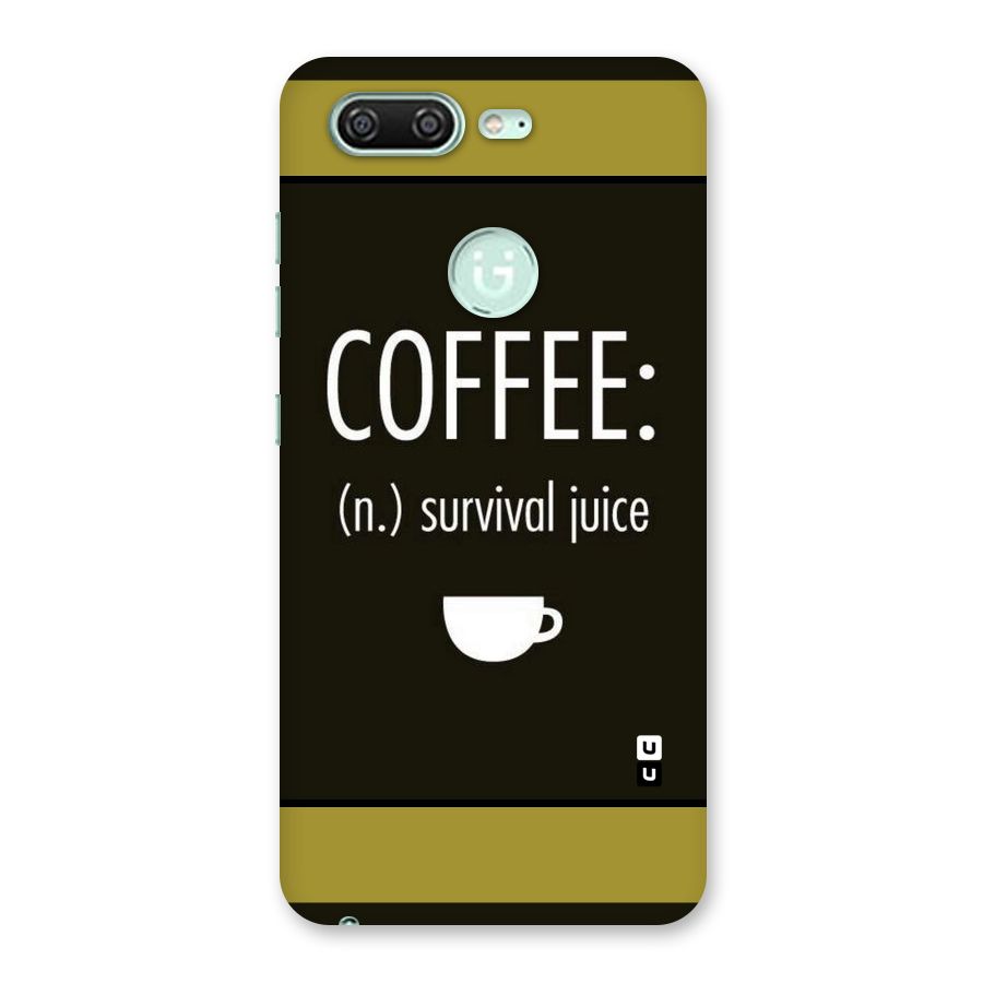 Survival Juice Back Case for Gionee S10