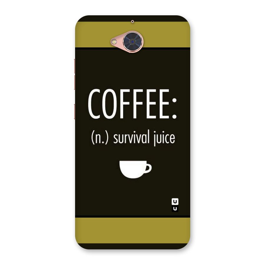 Survival Juice Back Case for Gionee S6 Pro