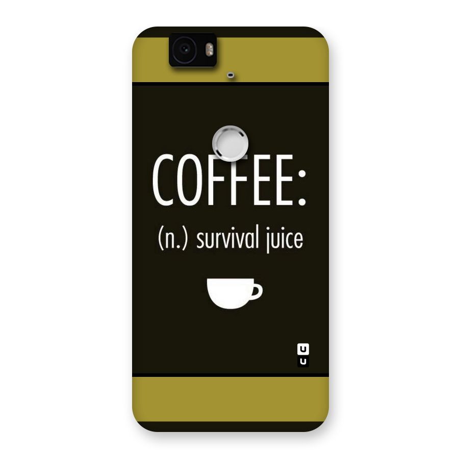 Survival Juice Back Case for Google Nexus-6P