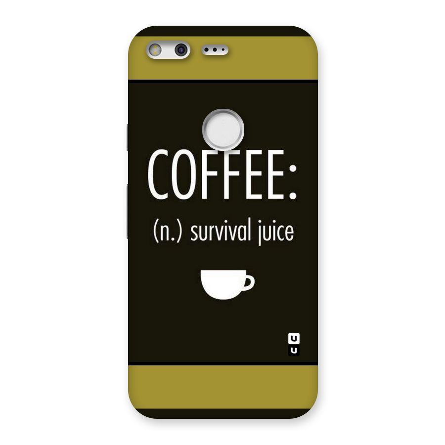 Survival Juice Back Case for Google Pixel