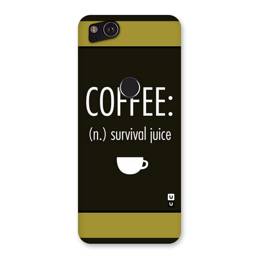 Survival Juice Back Case for Google Pixel 2