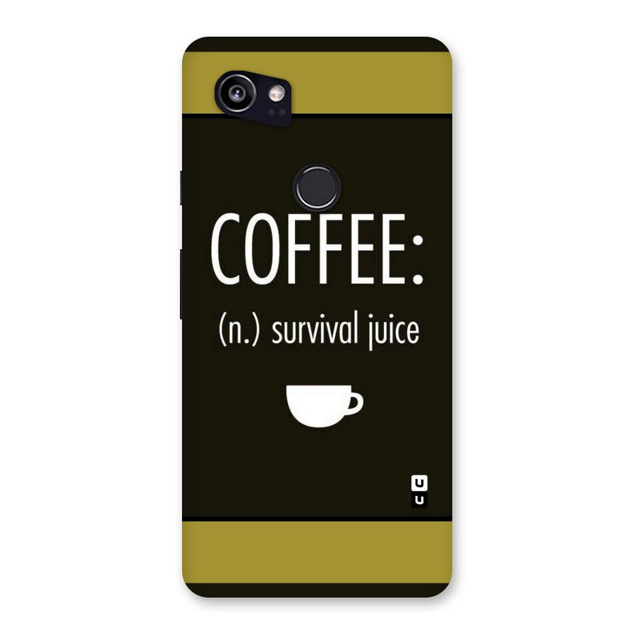 Survival Juice Back Case for Google Pixel 2 XL
