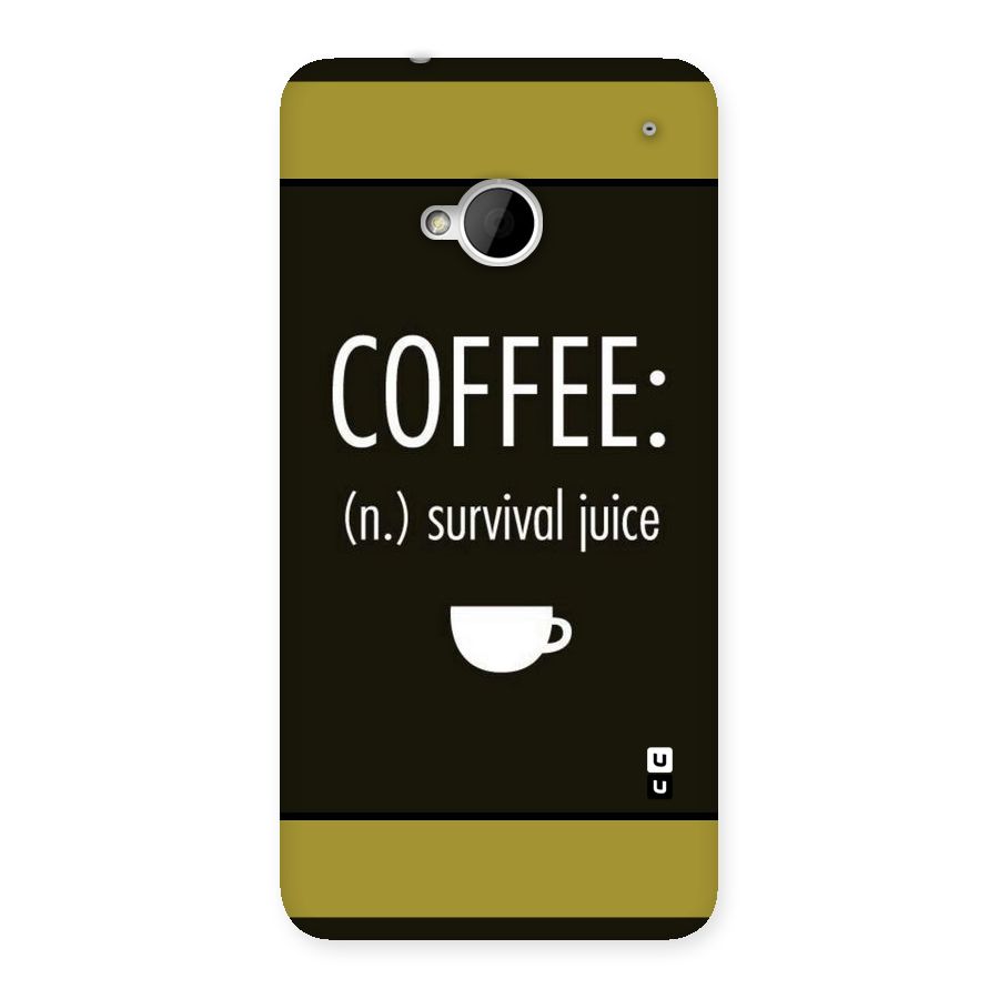 Survival Juice Back Case for HTC One M7