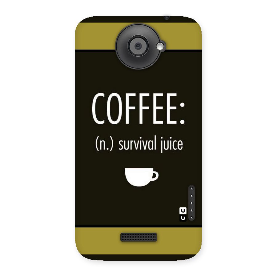 Survival Juice Back Case for HTC One X
