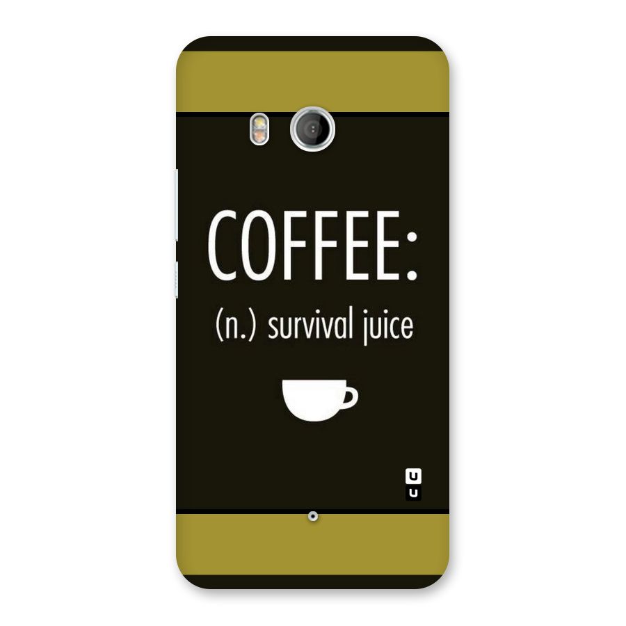 Survival Juice Back Case for HTC U11