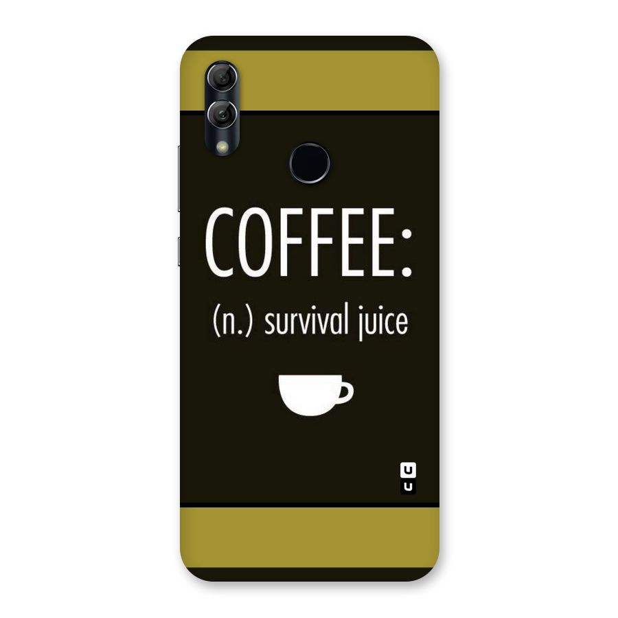Survival Juice Back Case for Honor 10 Lite
