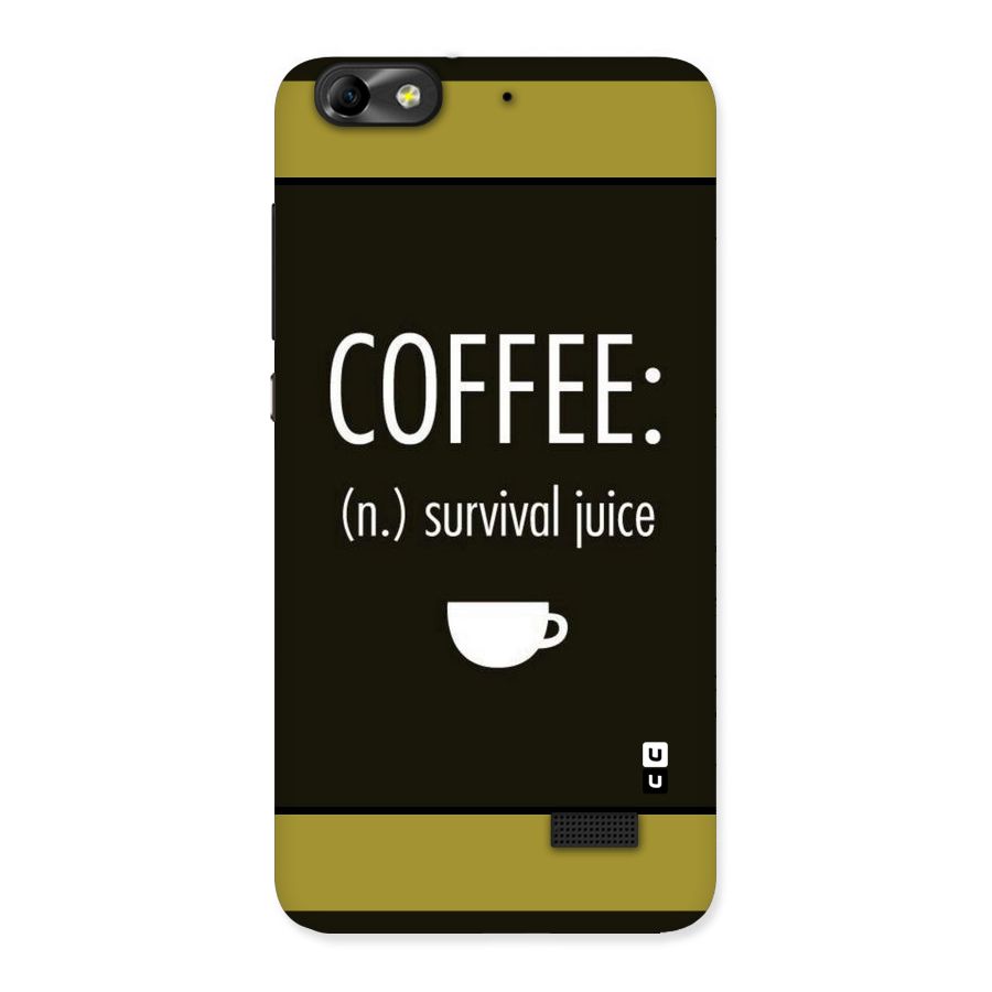 Survival Juice Back Case for Honor 4C