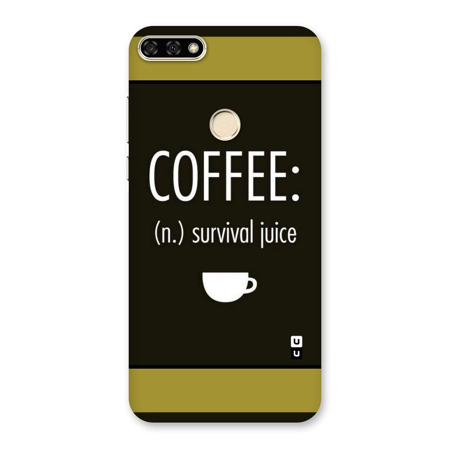 Survival Juice Back Case for Honor 7A