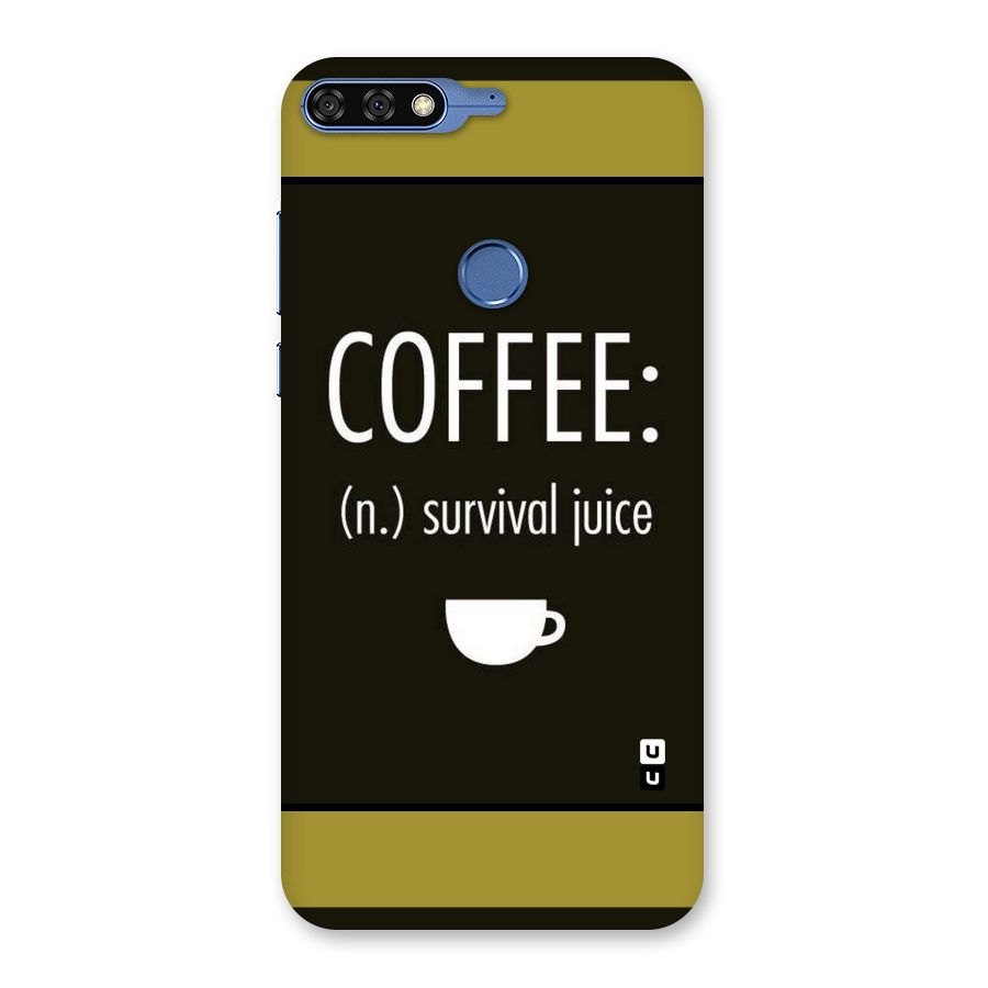 Survival Juice Back Case for Honor 7C