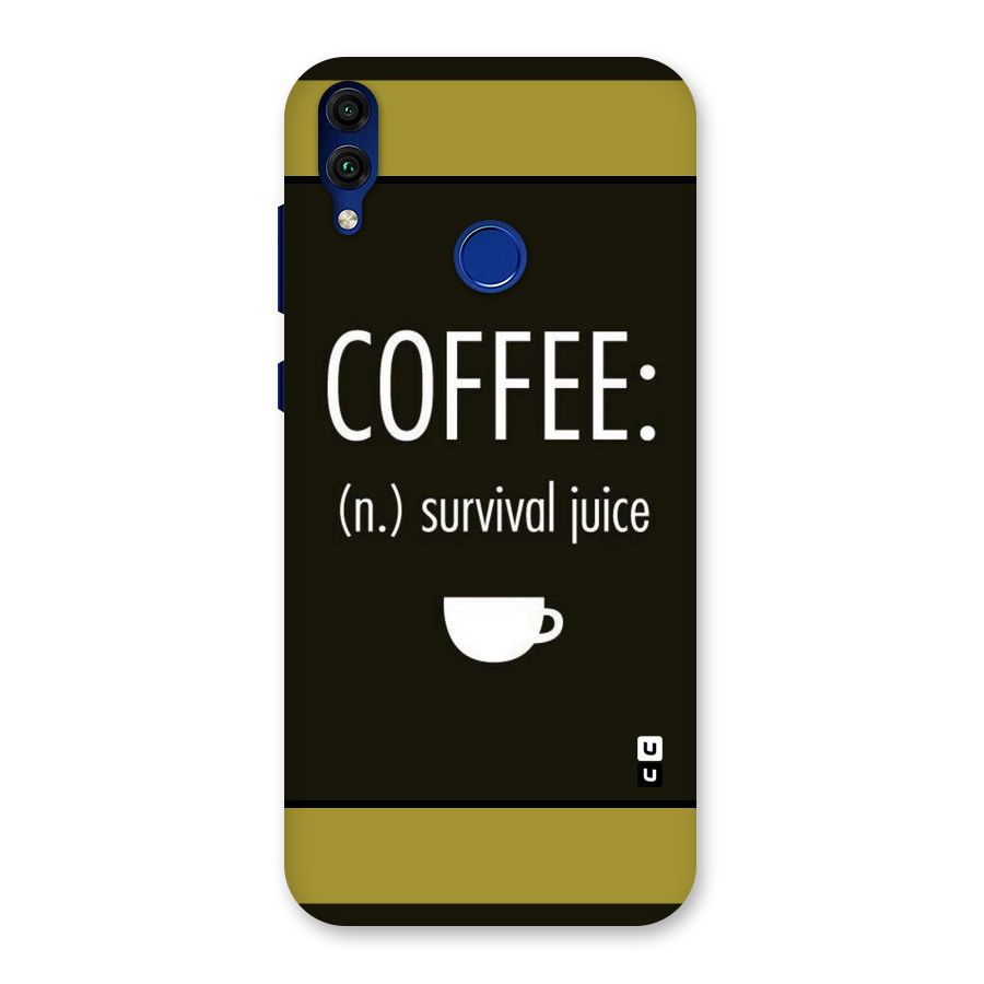 Survival Juice Back Case for Honor 8C