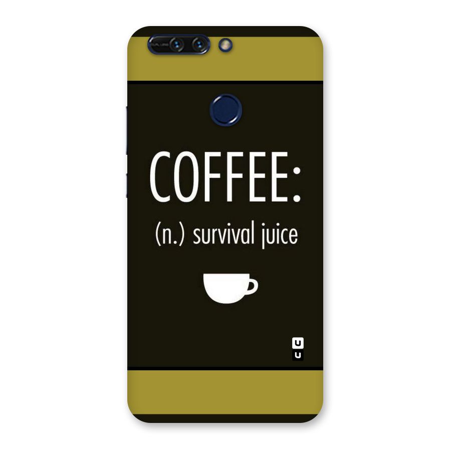 Survival Juice Back Case for Honor 8 Pro