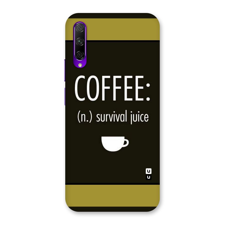 Survival Juice Back Case for Honor 9X Pro