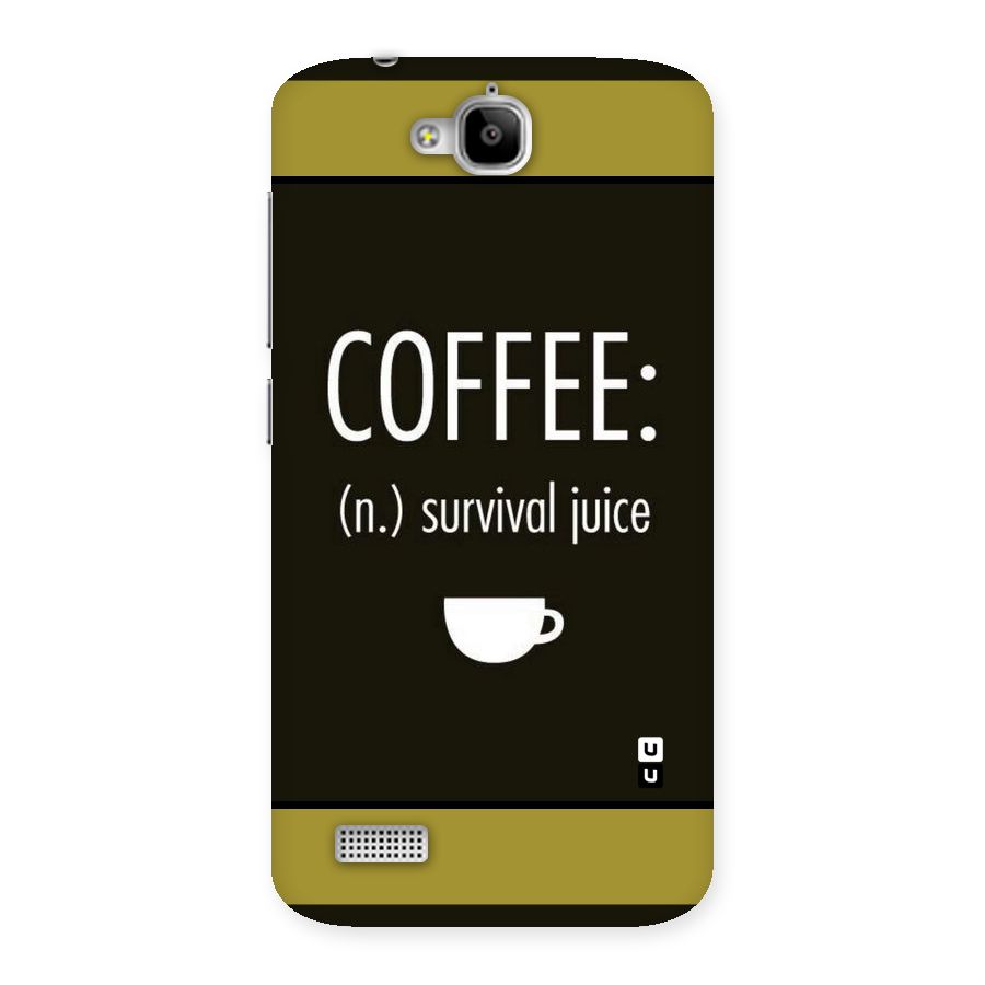 Survival Juice Back Case for Honor Holly
