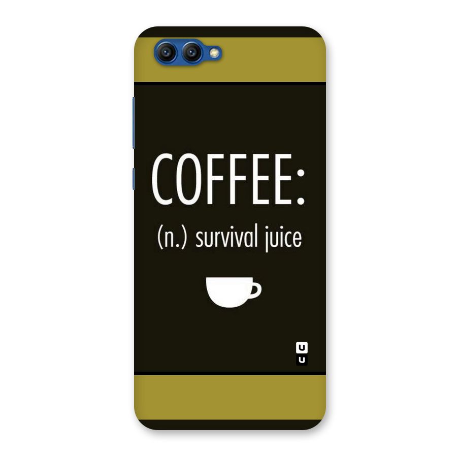 Survival Juice Back Case for Honor View 10