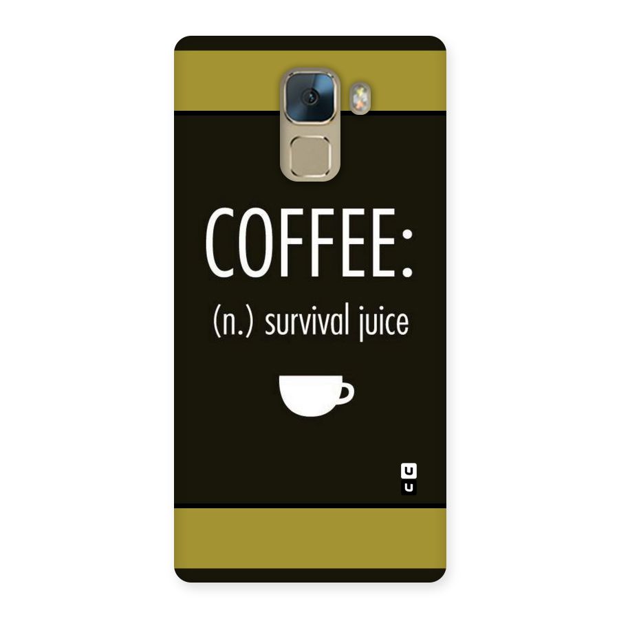Survival Juice Back Case for Huawei Honor 7