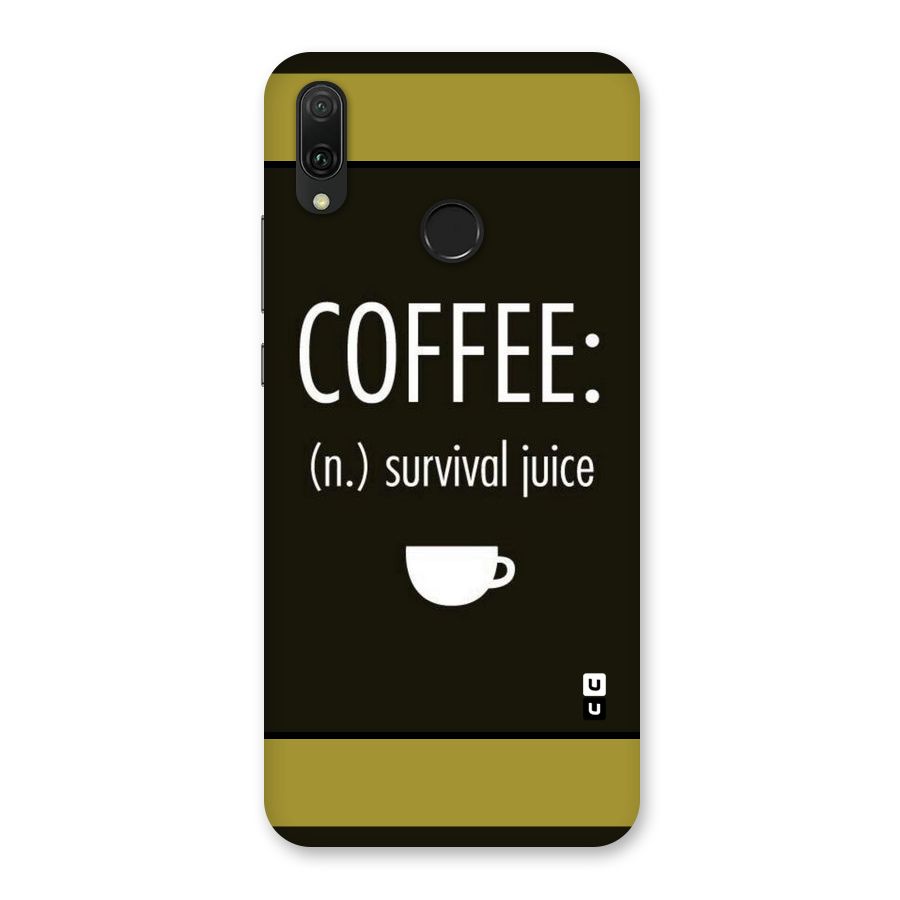 Survival Juice Back Case for Huawei Y9 (2019)