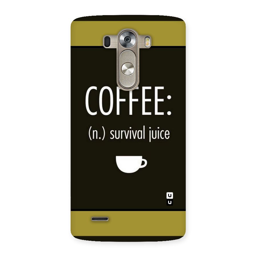 Survival Juice Back Case for LG G3