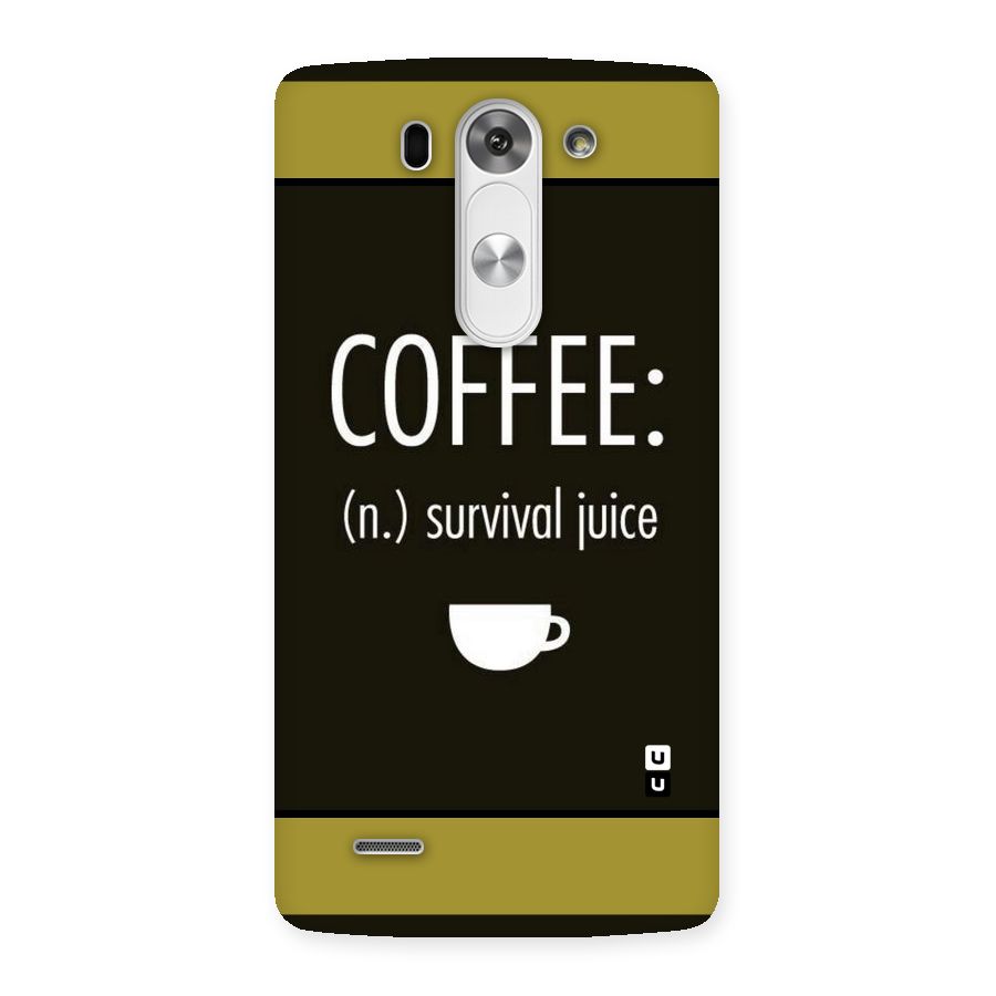 Survival Juice Back Case for LG G3 Mini