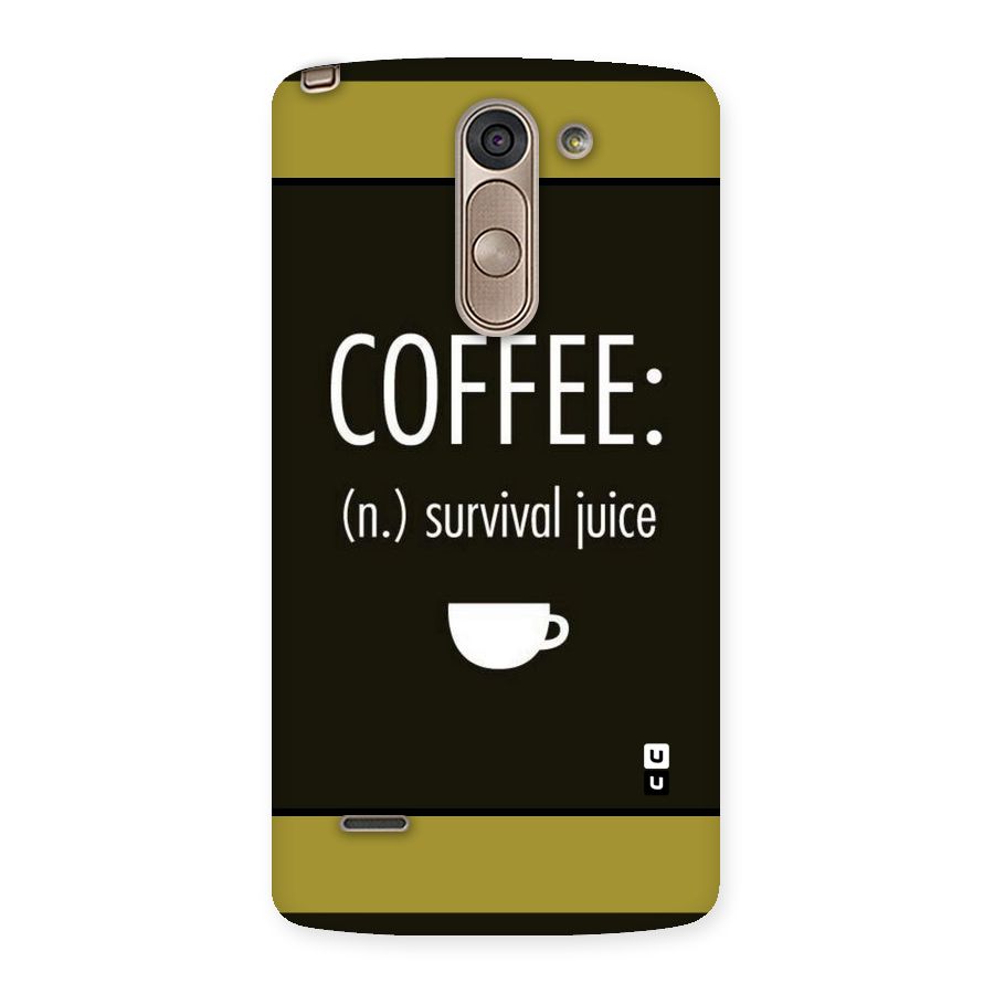 Survival Juice Back Case for LG G3 Stylus