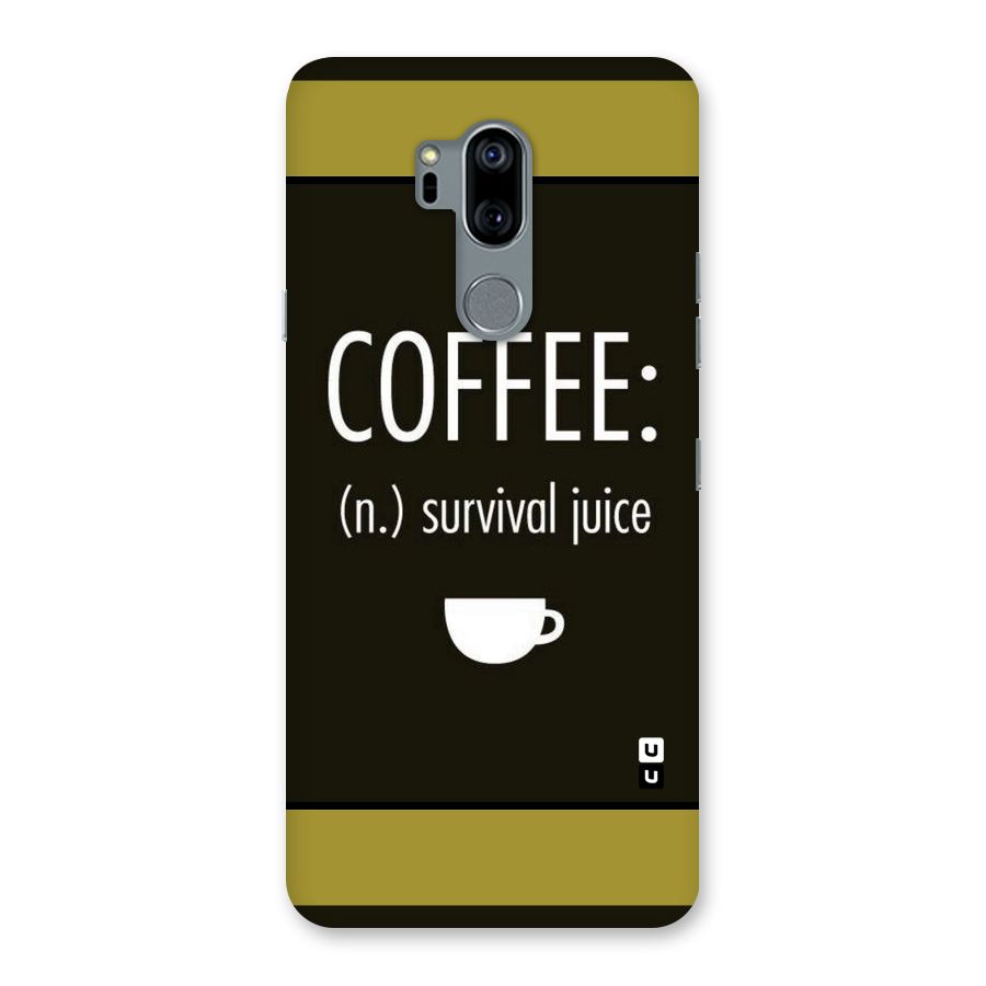 Survival Juice Back Case for LG G7