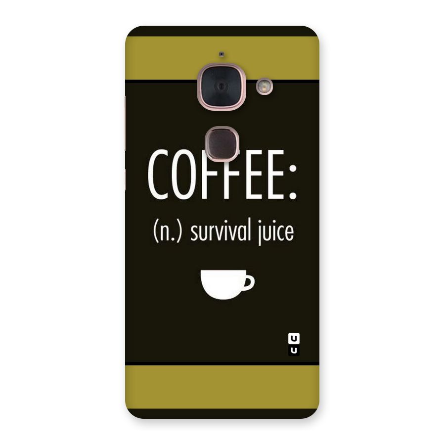 Survival Juice Back Case for Le Max 2