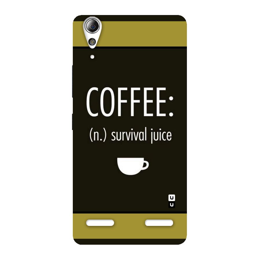 Survival Juice Back Case for Lenovo A6000 Plus