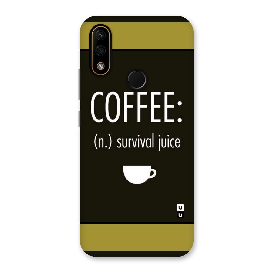 Survival Juice Back Case for Lenovo A6 Note