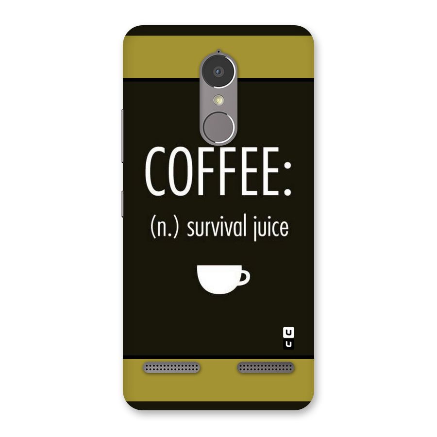 Survival Juice Back Case for Lenovo K6