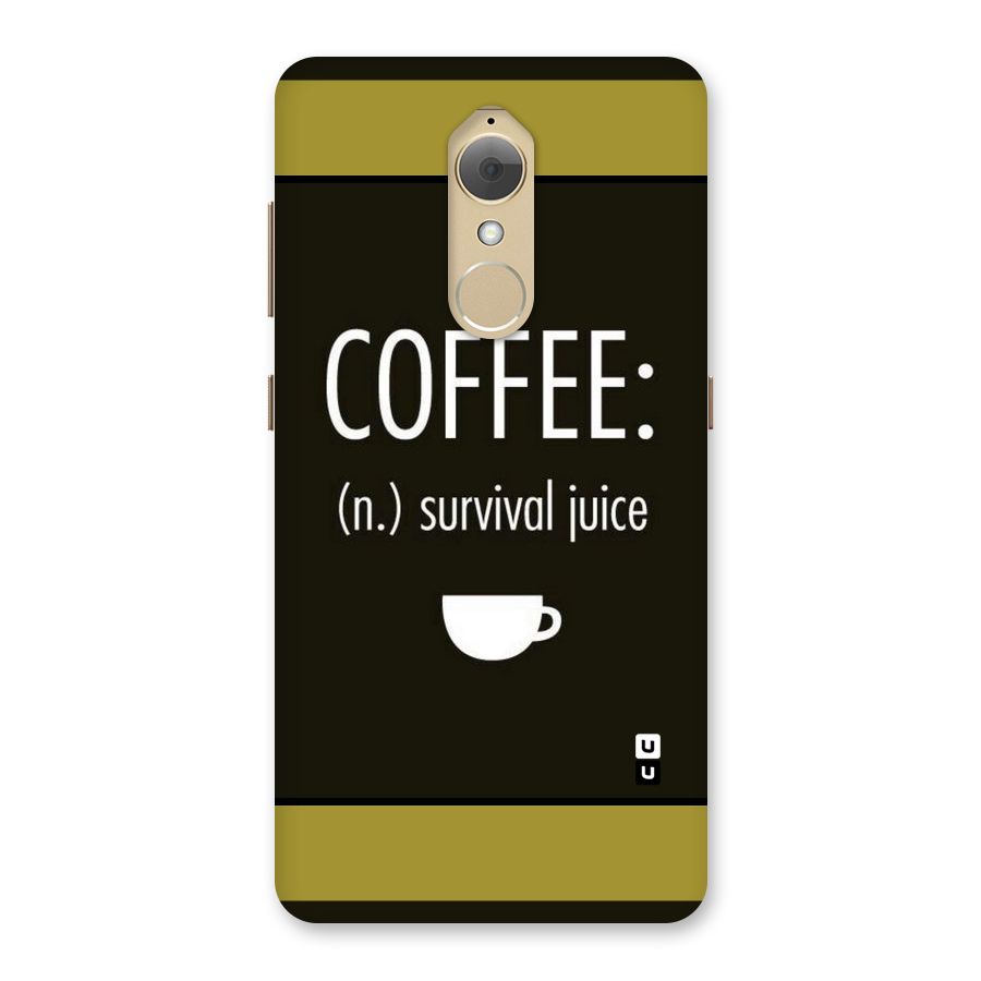 Survival Juice Back Case for Lenovo K8