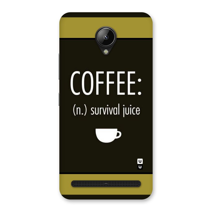 Survival Juice Back Case for Lenovo C2