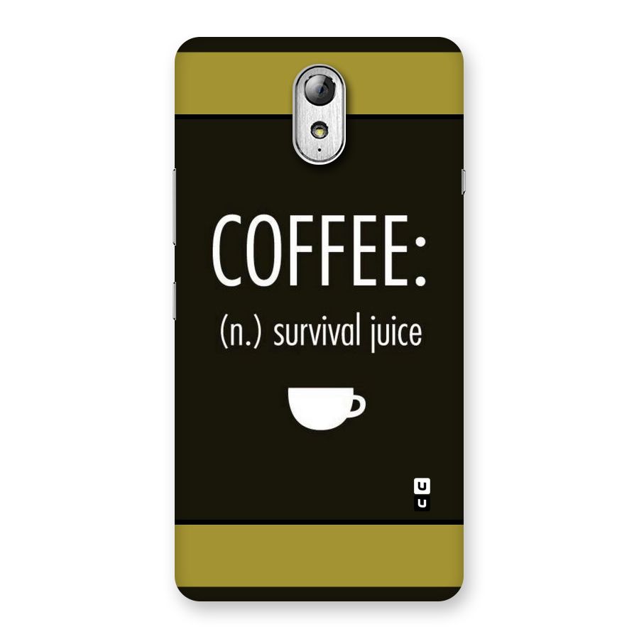 Survival Juice Back Case for Lenovo Vibe P1M